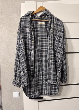 Сорочка tom tailor фланель клітинка