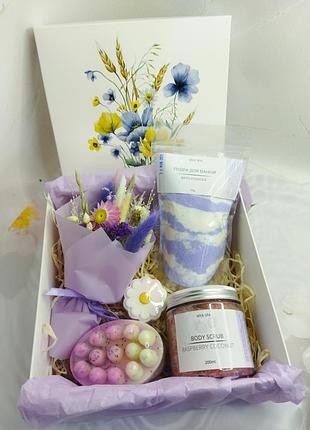 Подарунковий спа бокс косметики для тіла і ванни