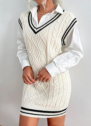 Платье безрукавка shein 3