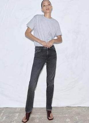 Джинсы скинни высокая посадка zara
