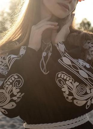 Сукня вишиванка натуральна легка h&m zara