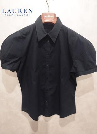 Lauren ralph lauren, стрейчевая рубашка премиального качества от люксового боенда