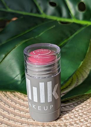 Кремовые румяна помада для губ milk makeup lip
+ colourpop mauvin up