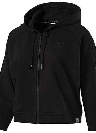 Женское зип-худи puma с большим логотипом