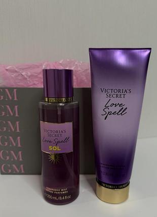 Victoria’s secret / спрей для тела / лосьон для тела / love spell sol