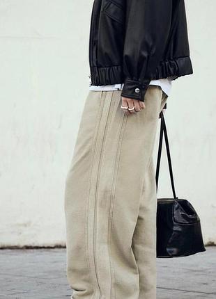 Zara wide leg штани с, zara вайд лег спортивні штани с/м