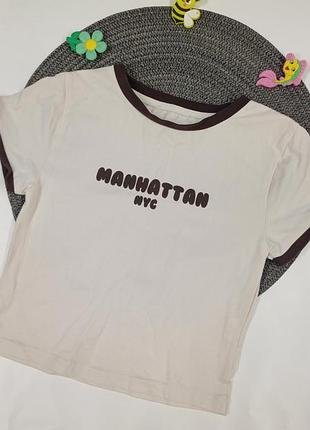 Футболка manhattan 915 для девочки 134, 9роков