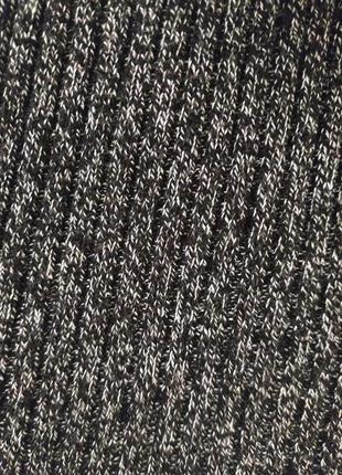 Джемпер в рубчик из хлопковой пряжи h&m темно-серый8 фото
