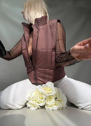 Жилетка коротка