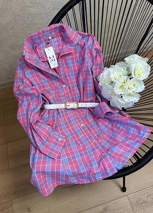 Сукня сорочка в клітинку