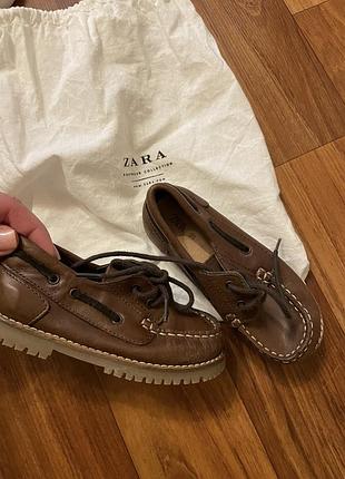Zara топсайдеры детские
