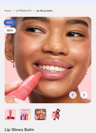 Мініатюра бальзаму для губ laneige lip glowy balm9 фото