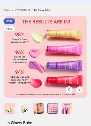 Мініатюра бальзаму для губ laneige lip glowy balm10 фото