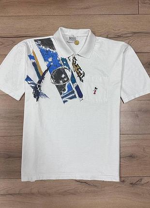 Вінтажне поло від фірми hugo boss sport