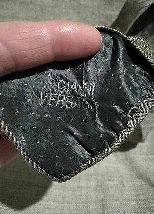 Gianni versace. винтажный галстук из натурального шелка. италия.4 фото