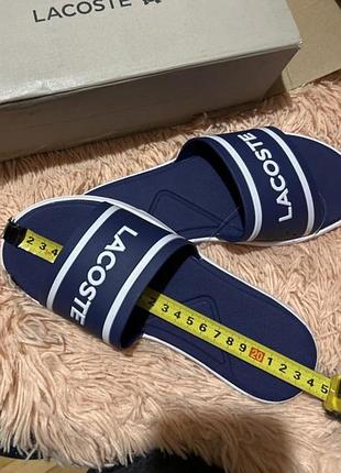 Шльопанці жіночі lacoste (оригінал)
