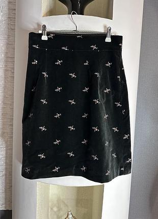 ⚜️♥️ dolce gabbana ,оріг,, бархат з вишивкою, спідниця