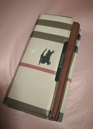 Гаманець портмоне клатч екошкіра burberry