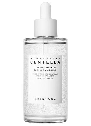 Сироватка skin1004 освітлювальна ампульна сироватка для обличчя skin1004 madagascar centella tone brightening capsule ampoule