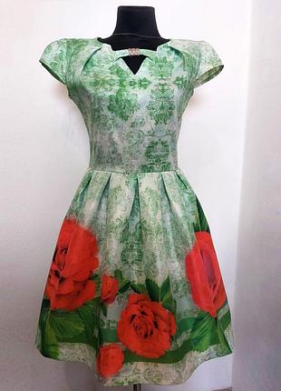 Суперцена. secret santa стильное платье, принт. туречковина. новая, р. 42-44