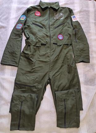 Карнавальный костюм военного, летчика, пилота размер l