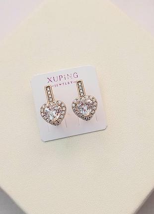 Ніжні сережки дорослим та дітям медичне золото