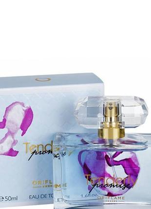 Туалетная вода tenderly promise,новая, упакована в слюде,50мл.
