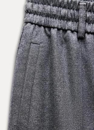 Широкие мягкие брюки zara xs4 фото