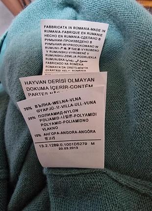 Італія beneton кардиган светр преміум бренду вовна ангора.9 фото