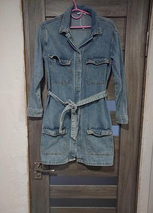 Тренч джинсовий