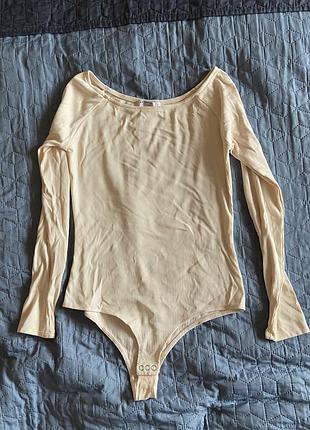 Рожевий боді в рубчик