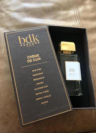 Распив creme de cuir bdk parfums духи ниша