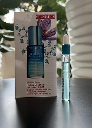 Оригинальный увлажняющая сыворотка для лица clarins hydra-essentiel intensive bi-phase serum