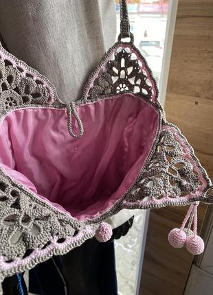 Сумочка в’язана гачком