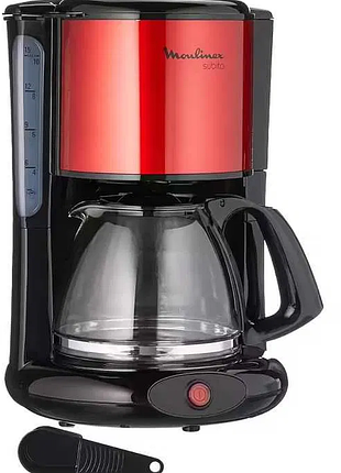 Кофеварка с фильтром moulinex fg360d subito стеклянный кувшин 10-15 чашек