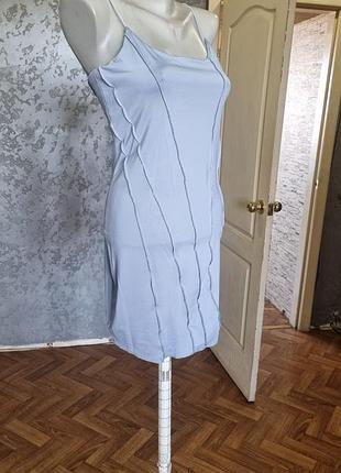 Платье небесного цвета