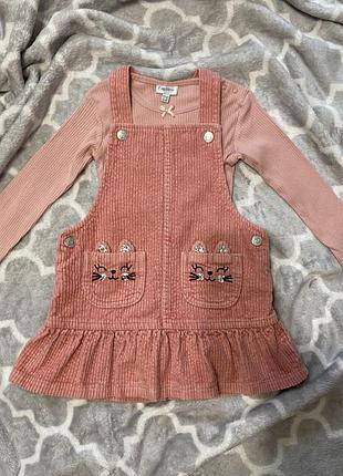 Комплект/набір сарафан і боді на 2-3р