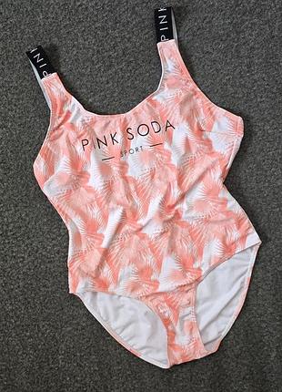 Купальник сдельный,  pink soda, 14 размер.