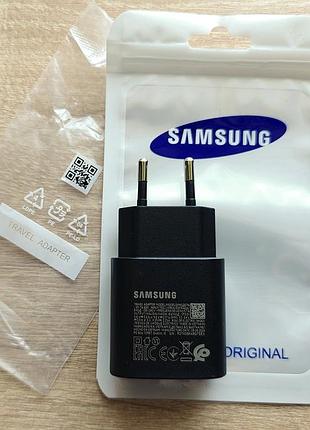 Зарядное samsung ep-ta800, 25 вт, type-c, super fast charging.
