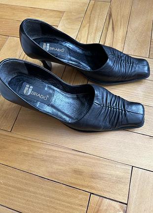 Туфлі шкіряні,р.37,5-38