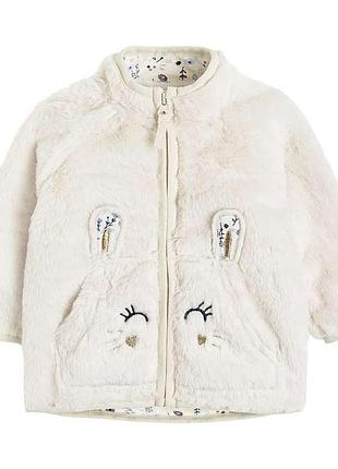 Деми шубка мехушкушка кофта для девочки cool club 86 см
