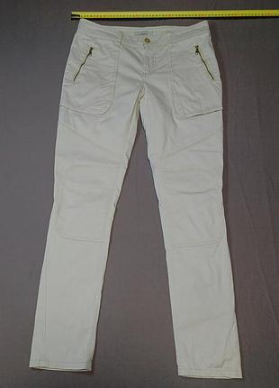 Талия 82 см stefanel italy mp278d 71114 бежевые брюки чинос на size м 98% сotton 2% elastan