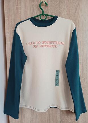 Стильный свитшот для подростка утепленный