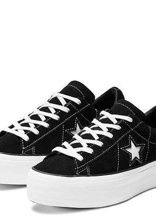 Converse one star кеды на платформе кроссовки