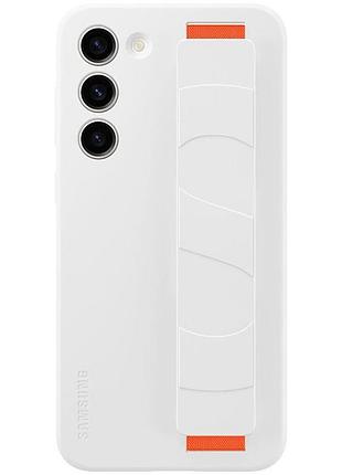 Захисний чохол silicone grip case для samsung galaxy s23 plus (s916) ef-gs916twegru - white