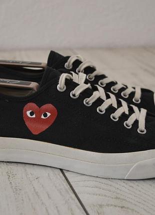Converse x comme des garcons чоловічі кеди кросівки оригінал чорні 44 розмір