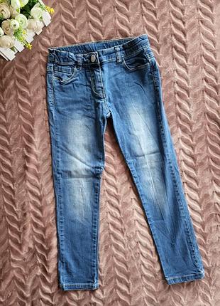Джинсы primigi красивые синие с потертостями