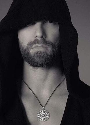 Кулон подвеска солнцеворот колло-врат с солнцем амулет царапская подвеска в виде колеса чакры ашока