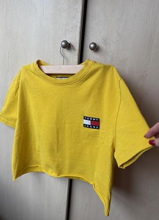 Яркий желтый топ tommy оригинал