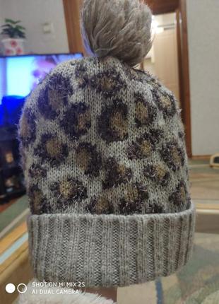 Шапка жіноча принт тваринний